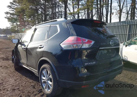 2015 Nissan Rogue Sv from USA, damaged, VIN KNMAT2MV7FP519446